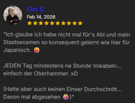 Bewertung von Elin S. mit zehn Sternen