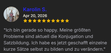Bewertung von Karolin S. mit zehn Sternen