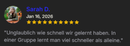 Bewertung von Sarah D. mit zehn Sternen